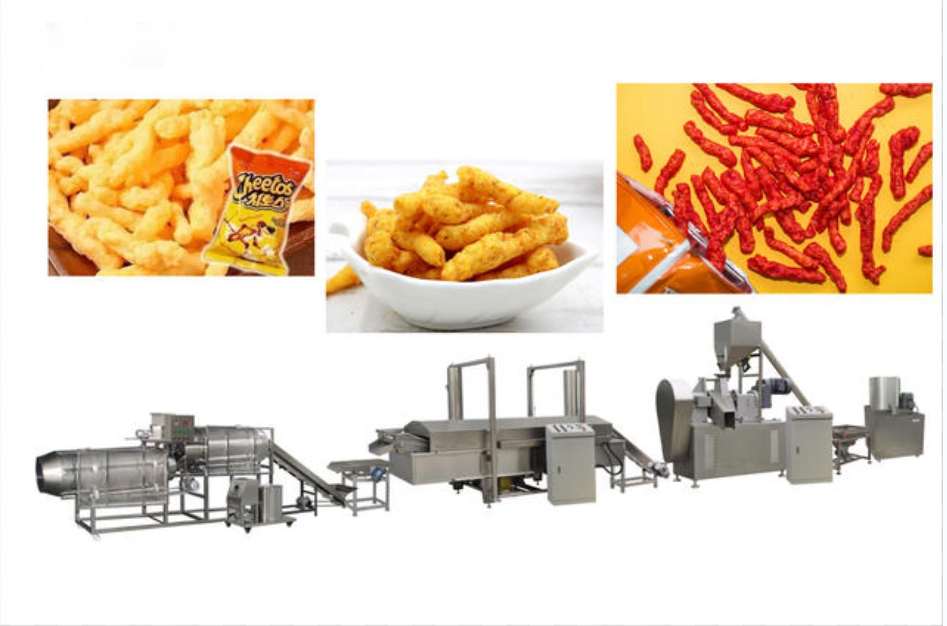 Professional Corn Curls & Cheetos Chips Extruder Machine: Boost Production Efficiency